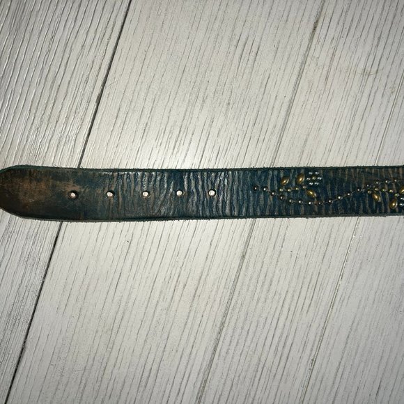 Jeff Galea Belts - RARE studded turquoise - Picture 4 of 9